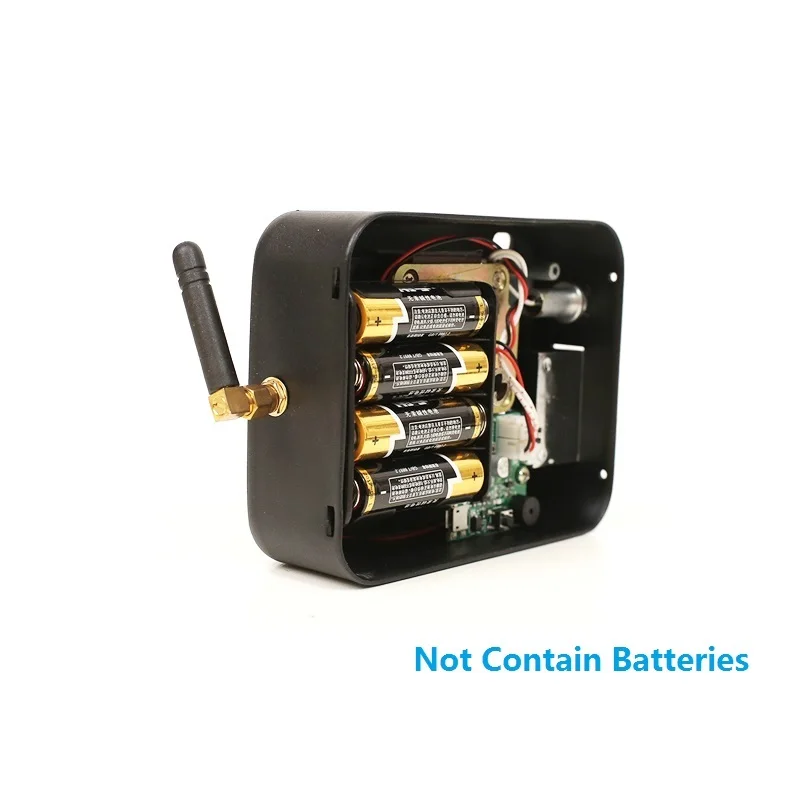 Easy to install Wireless Remote Control Electronic Rim Lock Motor lock with Handle use AA Battery | Безопасность и защита
