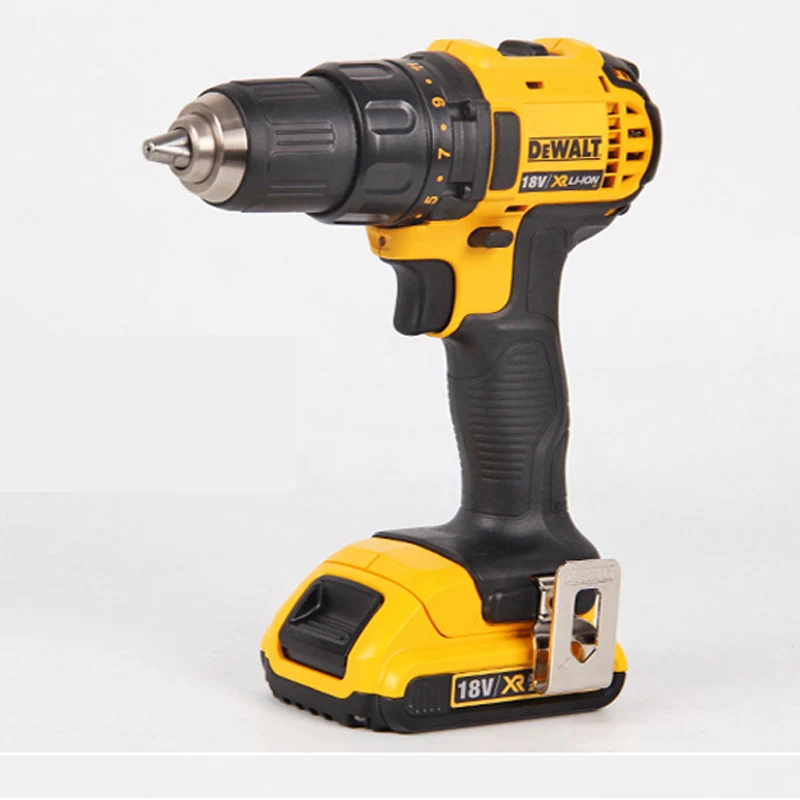 Электрическая дрель DEWALT DCD771 отвертка 18 в с перезаряжаемой