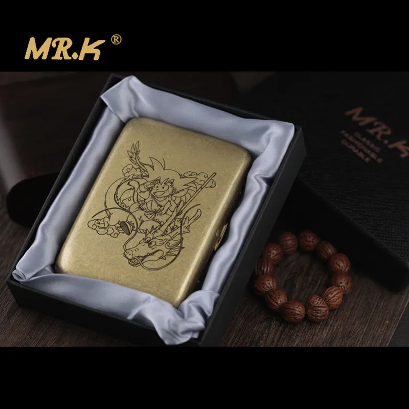 MR. K 016 Винтажный стиль Dragon Ball Мастер Роши Гоку Мужской чистой меди 16 портсигар для сигарет аксессуары для курения дымовая Коробка Чехол