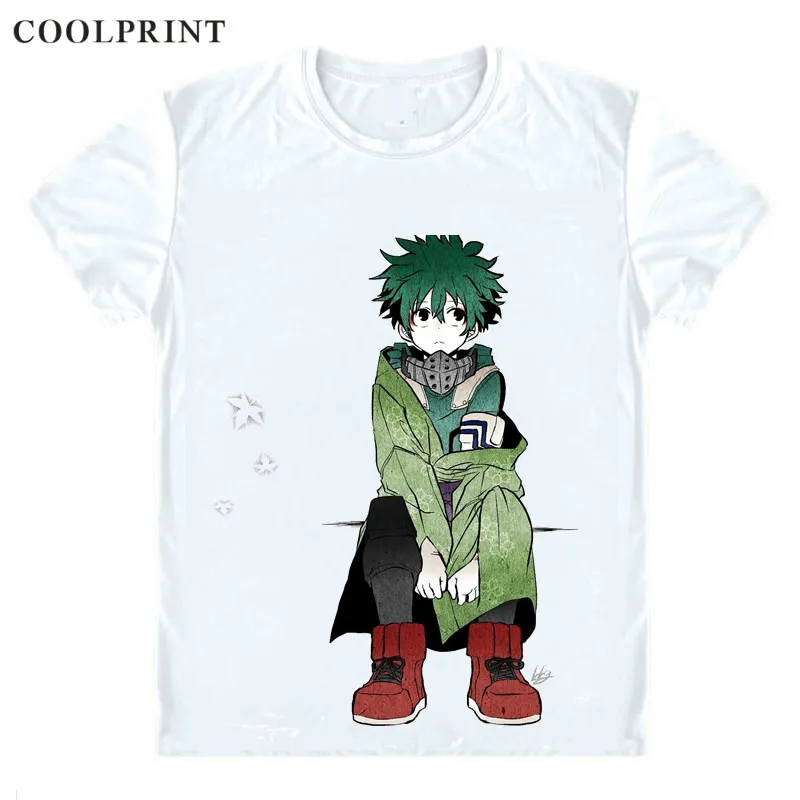 Midoriya Izuku футболка Boku no Hero Academy My Hero Academy Мужская Повседневная футболка премиум-класса футболка с короткими рукавами и принтом - Цвет: Style 18