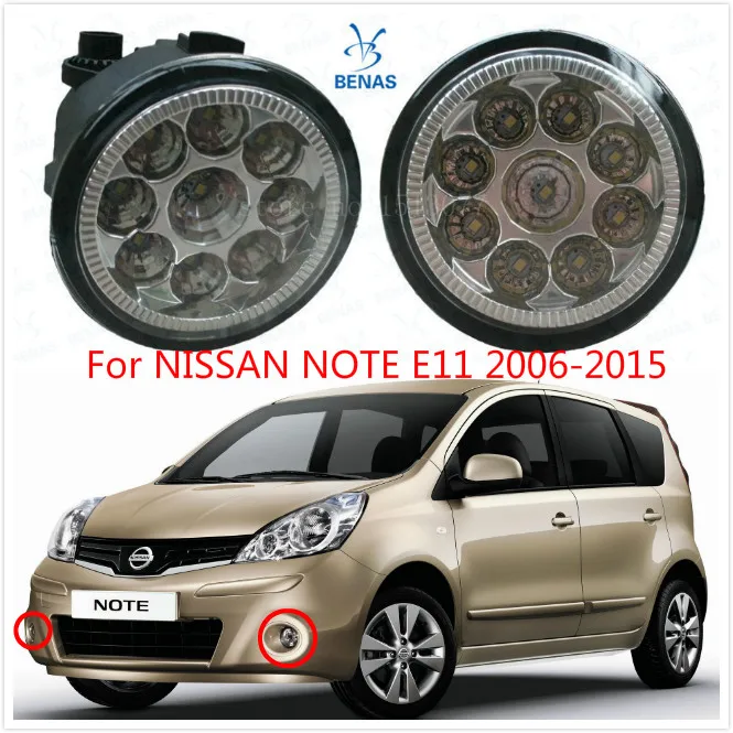 Для NISSAN NOTE E11 2006 2010/11/12/13/14/2015 автомобильный Стайлинг светодиодный Высокая
