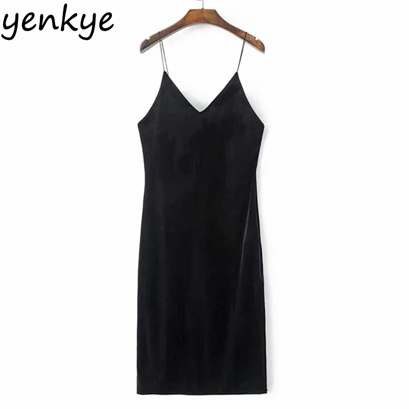 Для женщин сексуальная слинг Вельветовое платье одноцветное Цвет V Средства