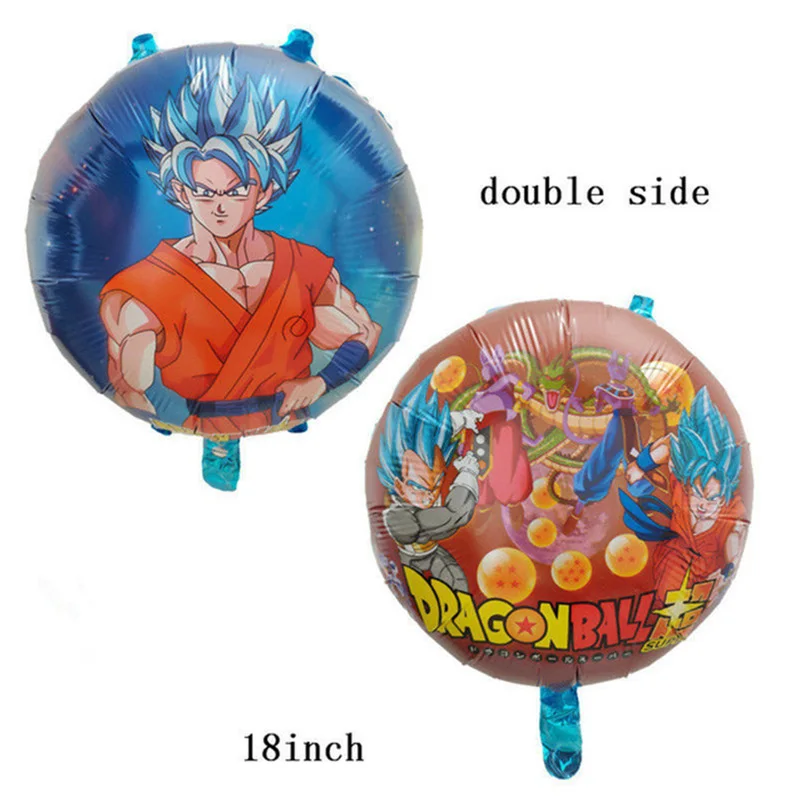 3 10 шт. 18 дюймов круглый мультфильм 7 Dragon Ball Гоку фольги воздушные шары для дня рождения вечерние декоративные Детские игрушки кампус вечерние поставки шары - Цвет: 3