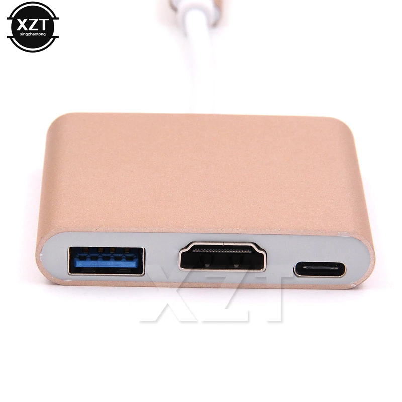 Адаптер 3-в-1 с USB Type-C на HDMI для ТВ 1080 HD P | Компьютеры и офис