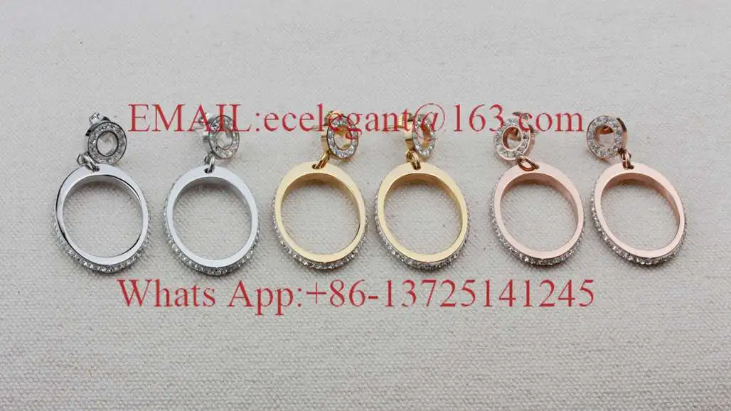 WLE0181 горячие продажа 3 цветов женская мода серьги с кристаллом элегантные