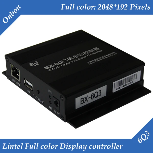 Плата управления светодиодным дисплеем полноцветная Ethernet и USB порт BX 6Q3|card style usb