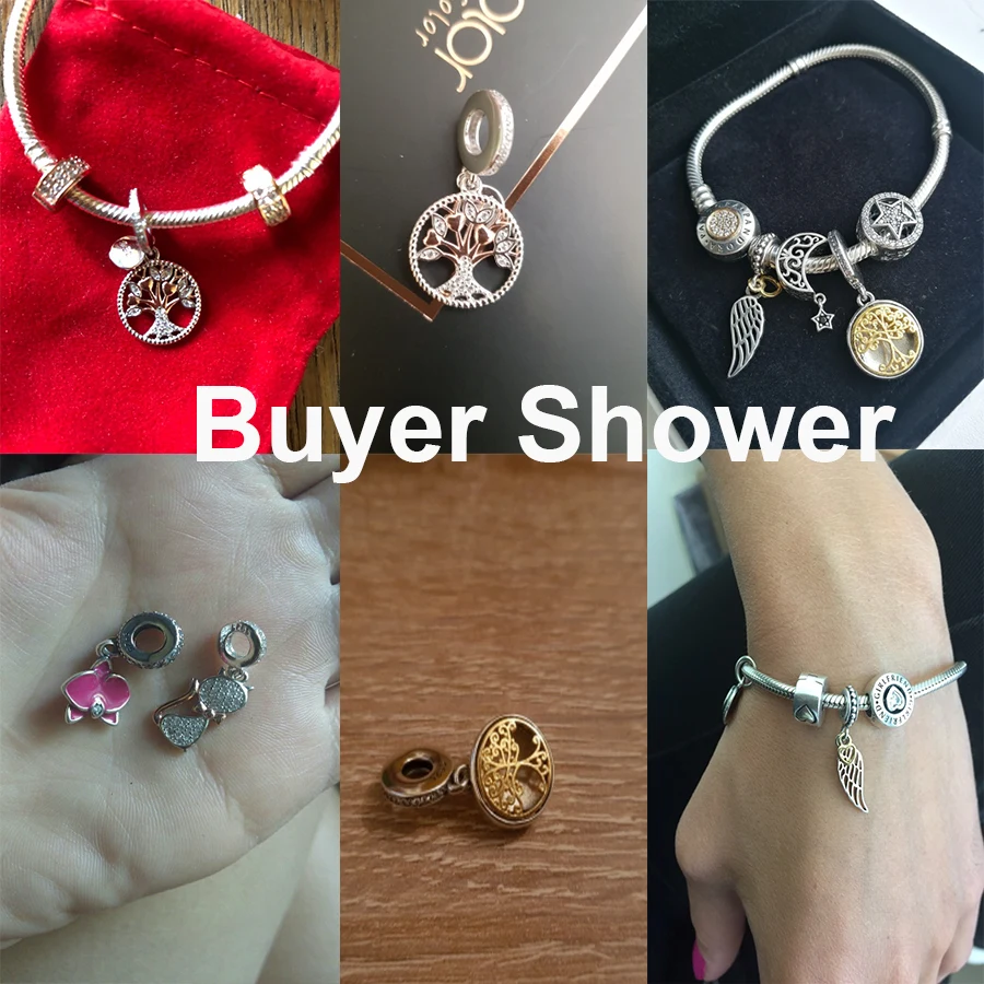 100% 925 Sterling Silver Beads Enamel Daisy Mother Love Heart Dangle Charm Fit Original Pandora Bracelet DIY Jewelry Accessories | Украшения