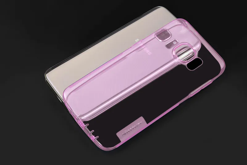 Для samsung Galaxy S7 NILLKIN Nature TPU мягкий чехол на заднюю панель прозрачный натуральный силиконовый чехол с розничной посылка