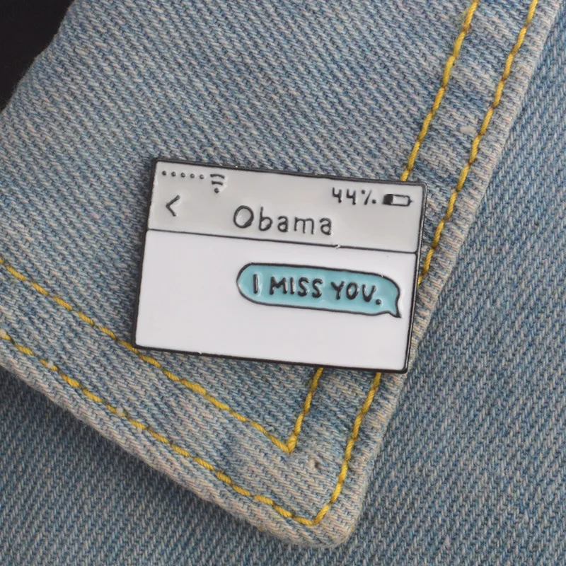 2019 New Creative Text I want you White Electricity WiFi Enamel Alloy Brooch Badge Bag Denim Pins Accessories Woman Jewelry Gift | Украшения