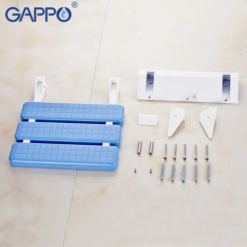 Новинка нескользящее сиденье для душа GAPPO складная скамейка пожилых людей
