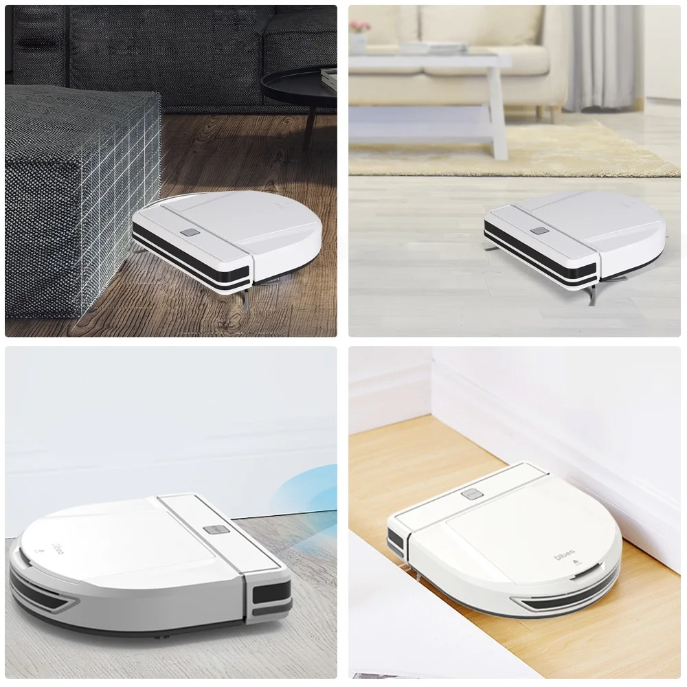 Dibea D850 умный робот пылесос с влажной/сухой уборки Функция Беспроводной