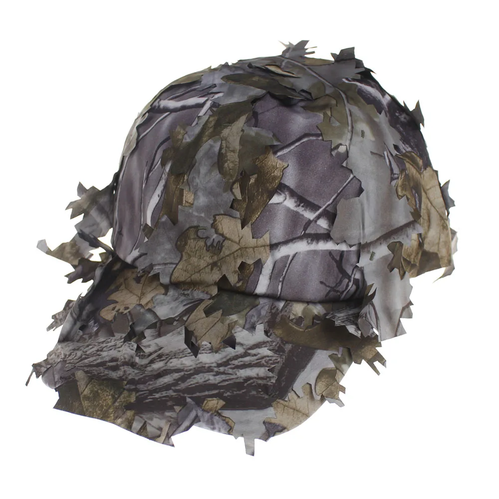 Американский запас охоты 3D лист Bionic Камуфляж КЕПКА Снайпер камуфляж Boonie