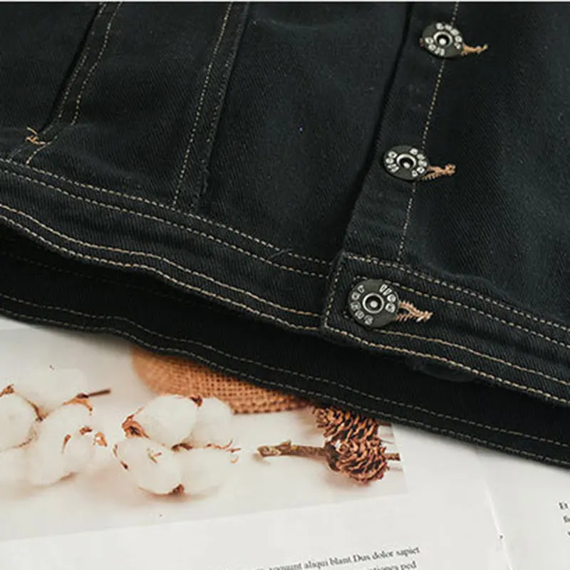 

2019 New Boys Denim Coat Spring Autumn Korean Version Splice Children Denim Coat Fashion