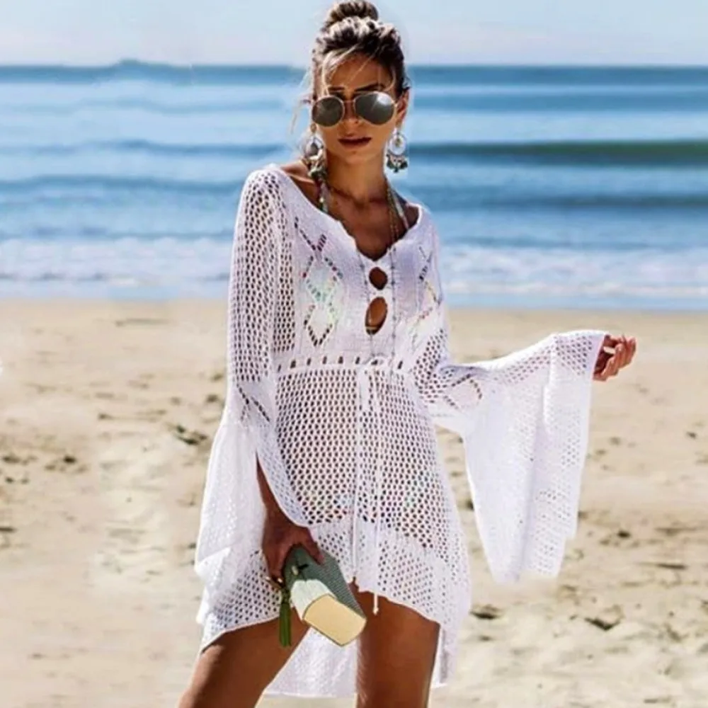 Женские открытые с расклешенными рукавами талией купальники купальный костюм