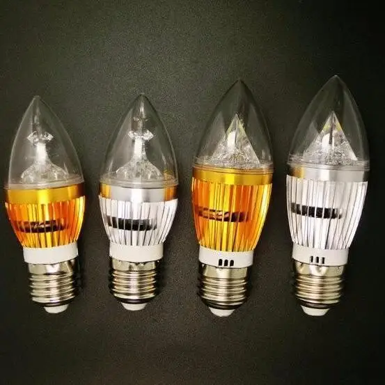 9 Вт светодиодные свечи e14 e27 лампы трубки теплый белый холодный 110 В 220 Свеча