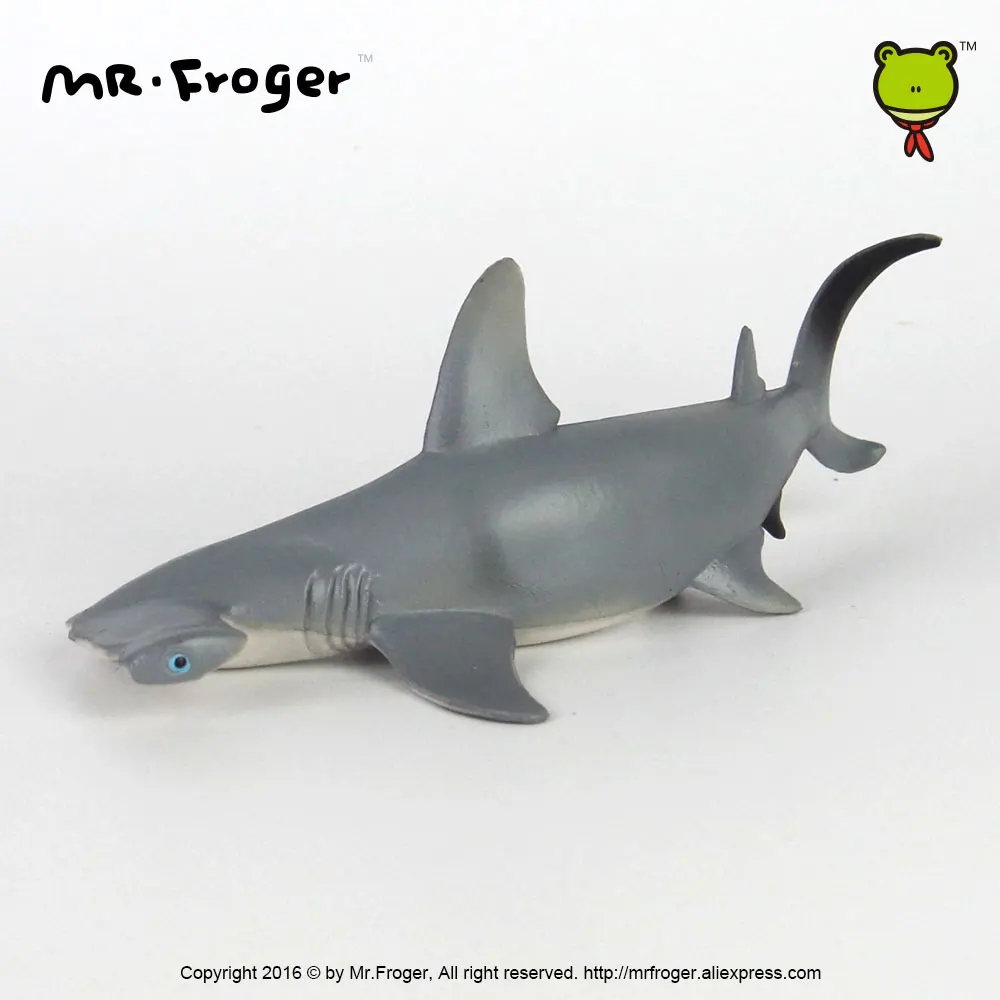 Mr. Froger Гладкий Молот Акула сфирна Zygaena водные создания игрушечные дикие животные
