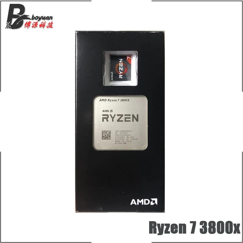 Процессор AMD Ryzen 7 3800X R7 3 9 ГГц восемь ядер 16 ниточный процессор 7NM L3 = 32M 100 000000025 Socket AM4