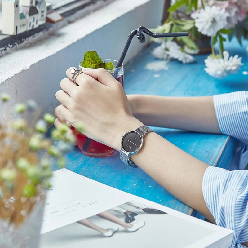 Мужские и женские кварцевые часы с сетчатым ремешком ремешком|Женские наручные