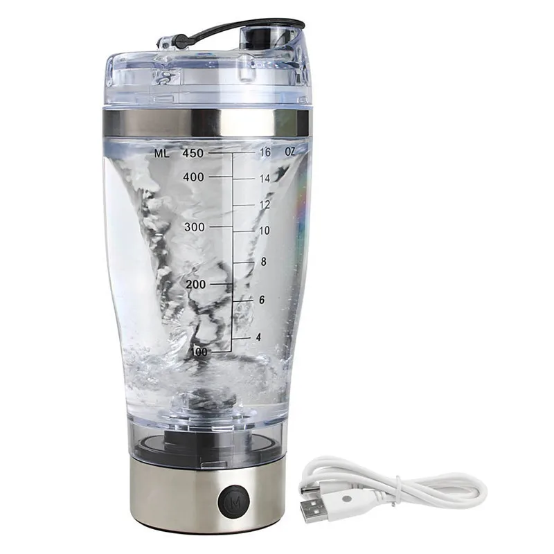 

Automatic Electric Shaker 450ML Vortex Mixer Water Bottle Smart Blender Cup Hot with USB Cable Automatic Coffee Mixing Cup