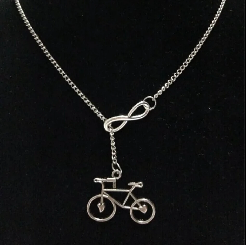5 шт. винтажный бесконечный велосипедный Шарм Воротник свитер цепь ожерелье