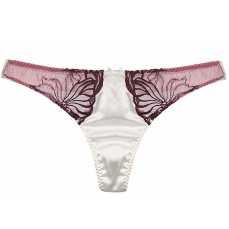 Wine Red Bogeda G-string-сексуальные женские трусики нижнее белье для девочек высокого качества черные кружевные женские Белые Черные стринги винно-красного цвета - Цвет: Wine Red