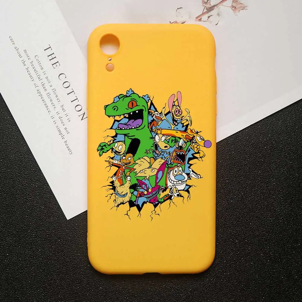 Милый чехол для телефона с героями мультфильмов rugrats reptar для iPhone XR 11 pro MAX чехол XS MAX 5 5S 6 6 S 7 8 Plus Мягкий Силиконовый ТПУ - Цвет: TPU A1626-Y