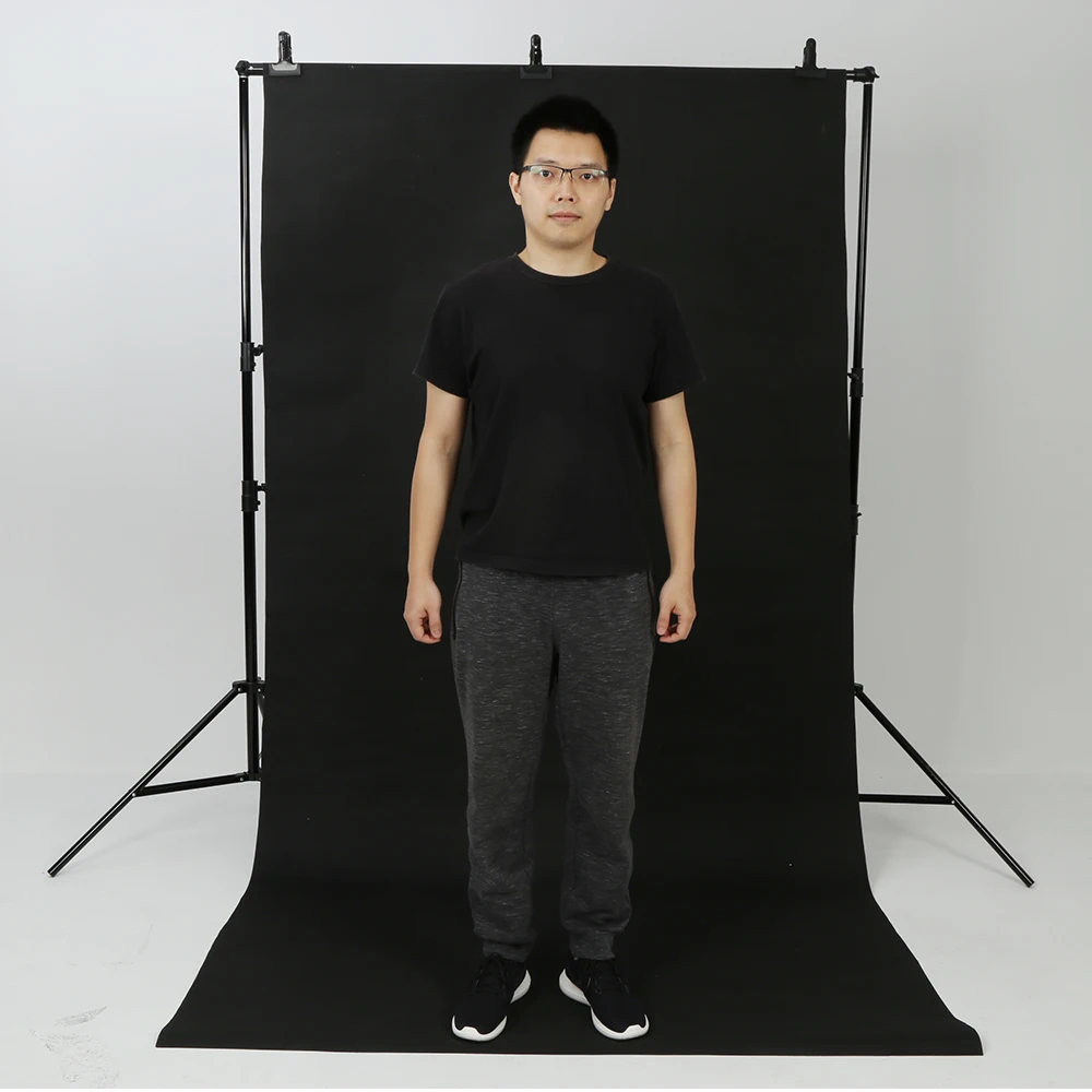Черный тканевый фон 2x3 м 3x3 3x4 3x5 3x6 черный нетканый для фотосъемки
