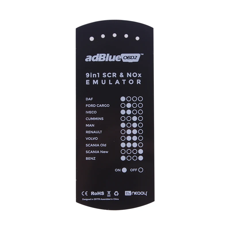 Грузовик AdBlue Эмулятор 9 в 1 с датчиком Nox для M-AN/MB/SCANIA/IVECO/DAF/VOLVO/RENAULT/FORD/CUMMINS AdBlueOBD2