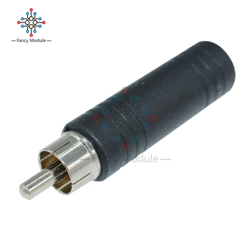 2 шт. лидер продаж штекер RCA на 1/4 6 35 мм гнездо аудиоадаптер разъем CF|plug adapter connector|plug
