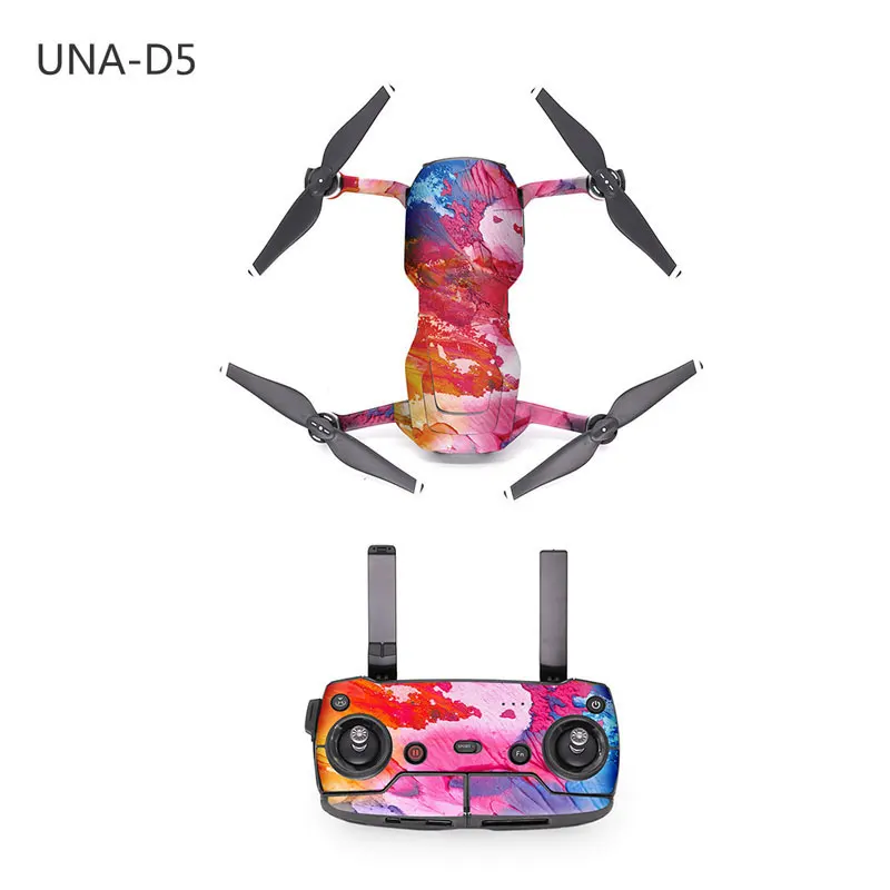 PGYTECH наклейки на кожу всего тела для MAVIC AIR body+ RC+ 3 шт. наклейки на игрушки с аккумуляторами Водонепроницаемая Защитная пленка для DJI Mavic Air Drone - Цвет: D5