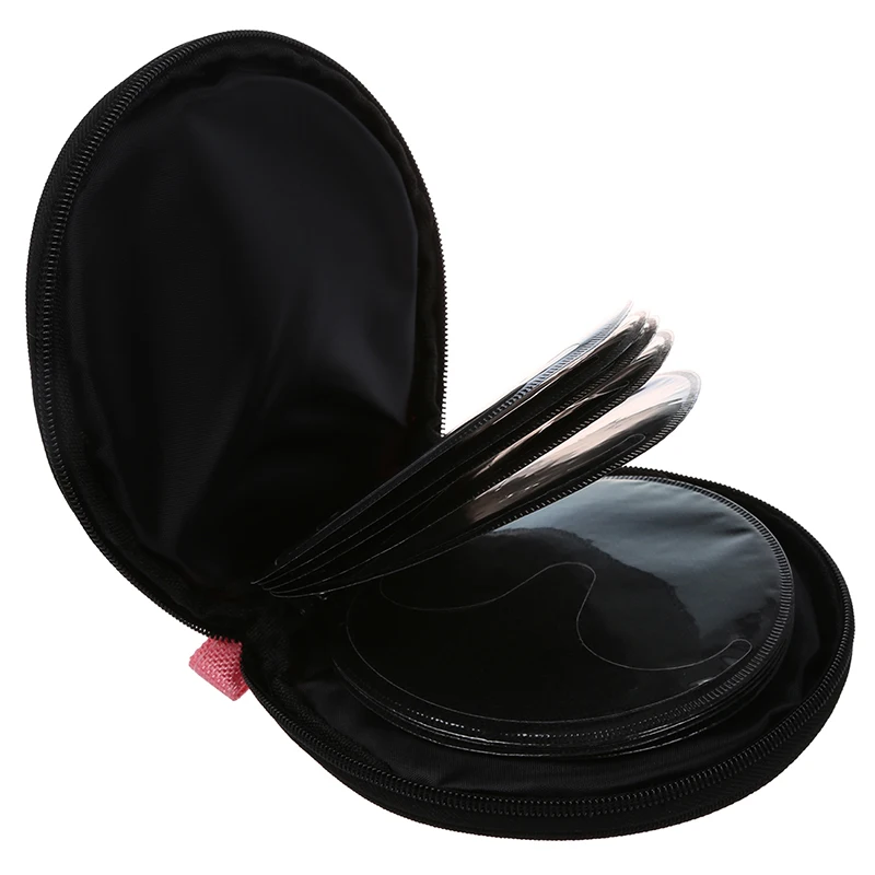 SODIAL(R) розовый нейлон 20 шт. Емкость CD DVD держатель круглый чехол кошелек для