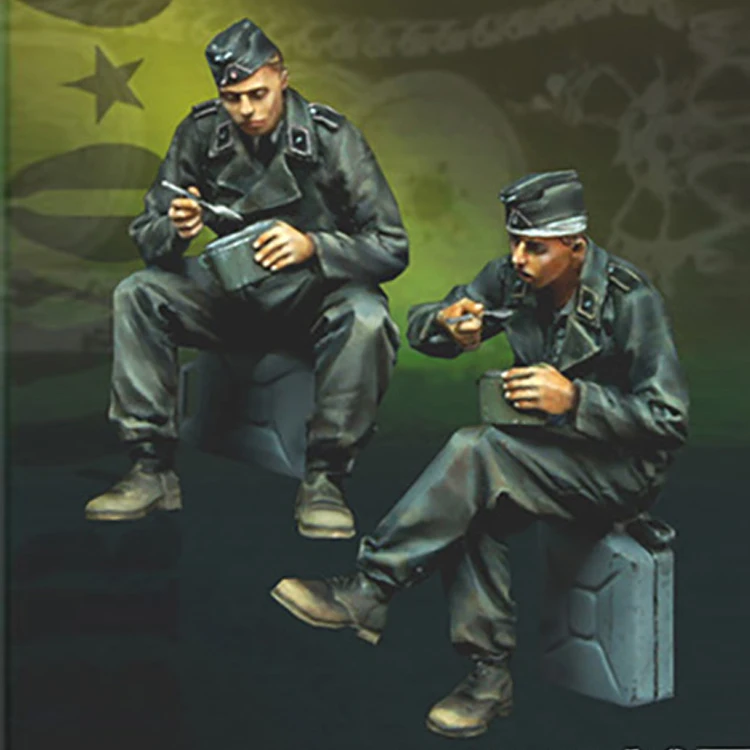 Модель 1/35 года для взрослых немецких солдат Второй мировой войны|Игровые фигурки