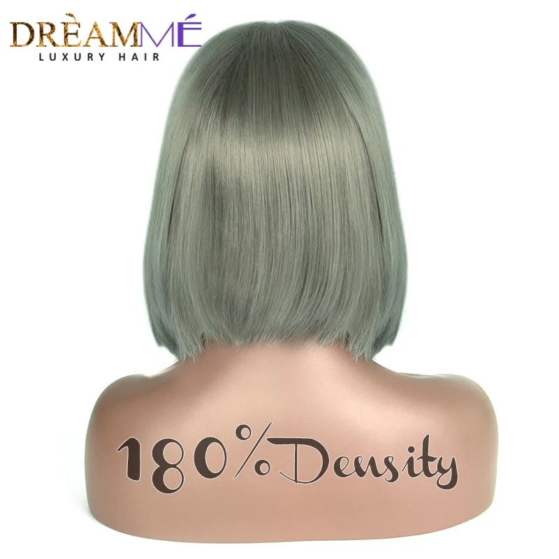 Парики из натуральных волос на кружеве серебристого и серого цветов прямые