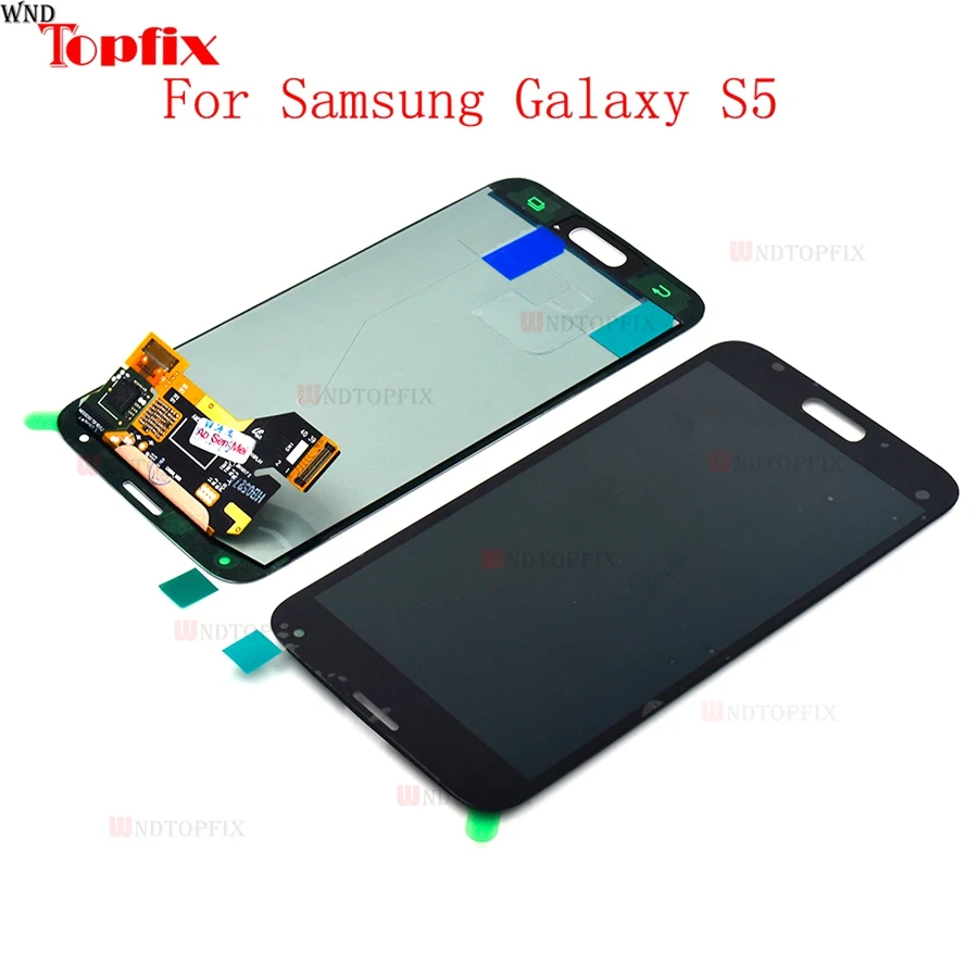 Super AMOLED ЖК дисплей дигитайзер сенсорного экрана для Samsung Galaxy S5 G900F G900I G900M G900A в