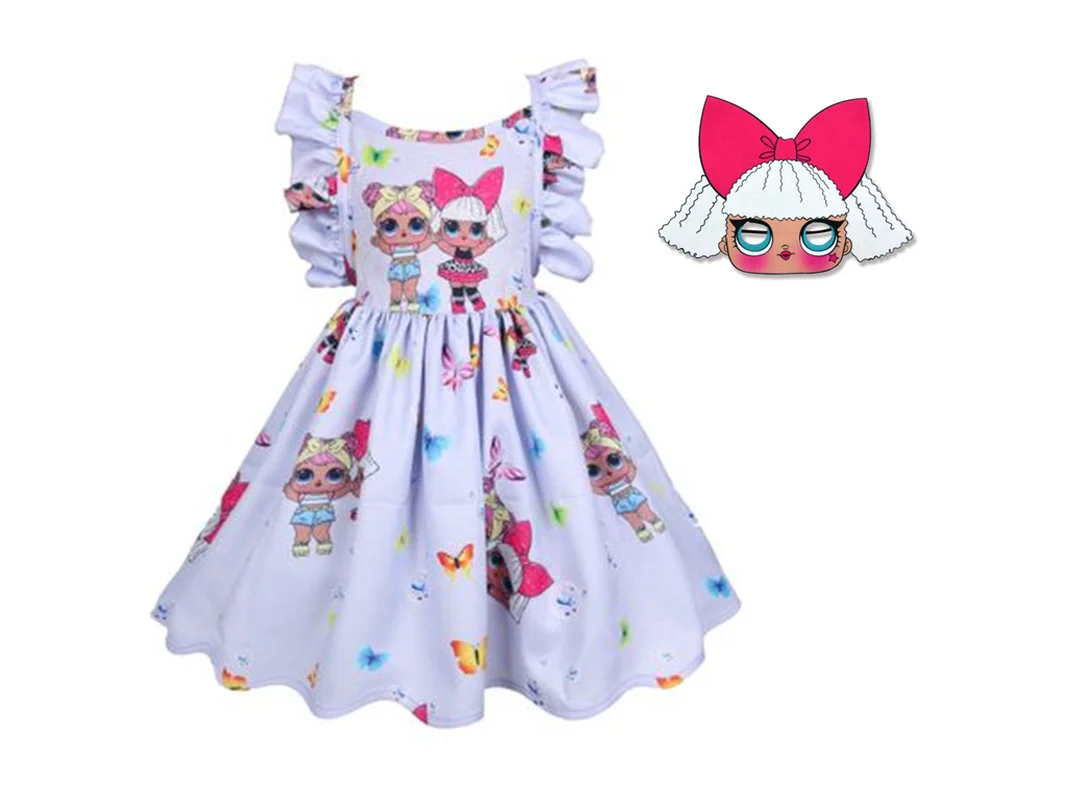 Новинка 2019 года милый подарок на день рождения костюм принцессы для девочек