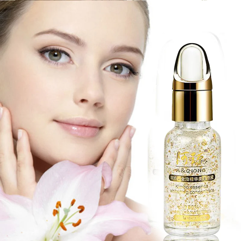 Уход за кожей чистого 24K Золотая фольга экстракт крем для лица дневной против