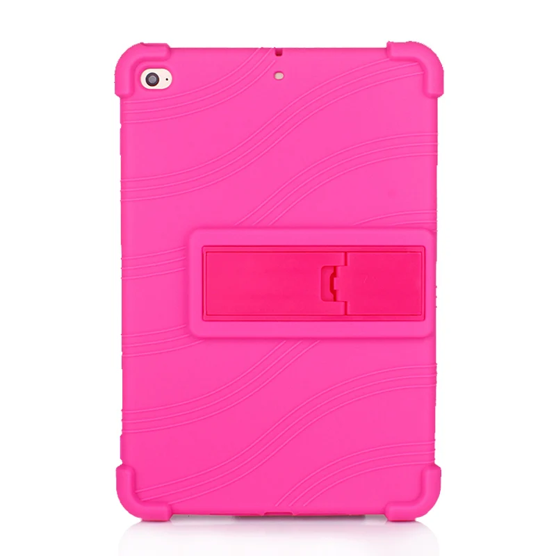 SZOXBY для Apple Ipad 5, 6, 7, 9,7 дюймов, силиконовый чехол Ipad Air 2, Ipad Pro, противоударный мягкий чехол - Цвет: Розовый
