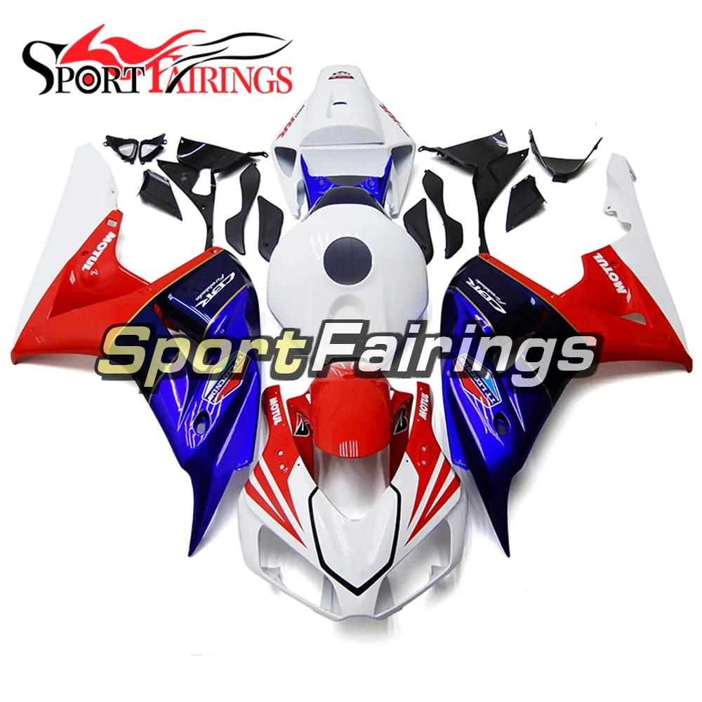 Синие красные белые комплекты обтекателей для Honda CBR1000RR 2006 2007 CBR1000 RR 06 07 крышка из