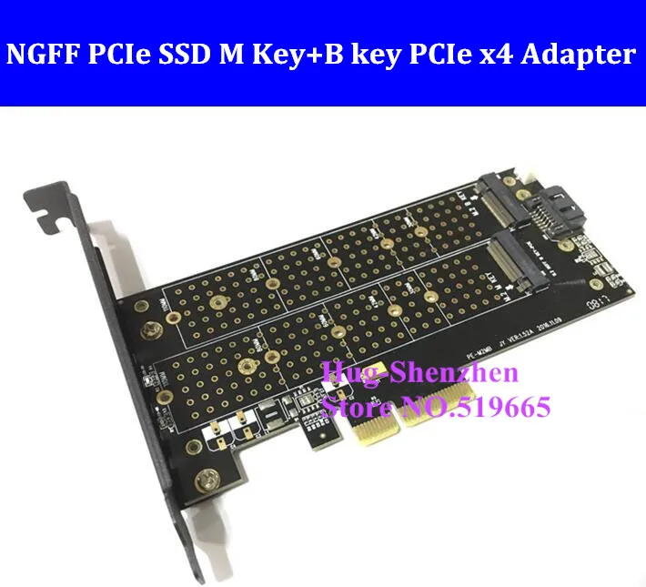 Адаптер M.2 NGFF PCIe SSD M Key + B key x4 для Apple Mac Pro 3 1 5 SM951 M6E|Платы расширения| |