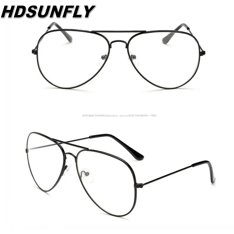 Солнцезащитные очки HDSUNFLY с прозрачными линзами для мужчин и женщин классические