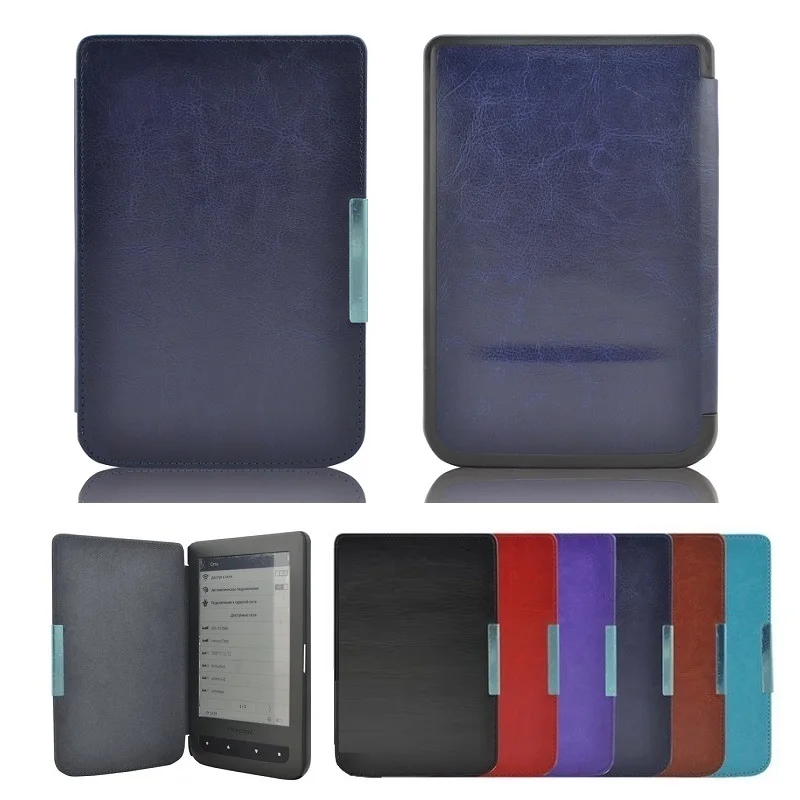 Solque ультратонкая кожа откидная крышка для электронной книги PocketBook Touch Lux 3 626 плюс