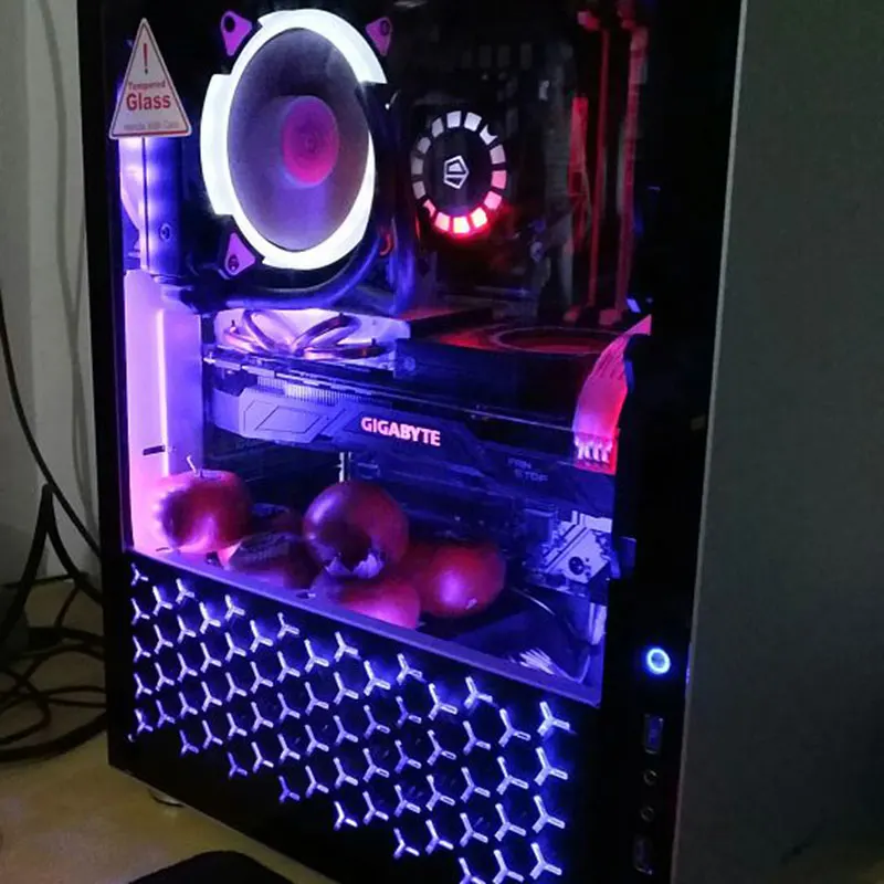 Новейший PCI вентилятор лиса-1/2 шасси Turbo Вентилятор Графика карты вспомогательный охлаждающий ПК(12 см PCI дефлектора) шасси вытяжные вентиляторы охлаждения