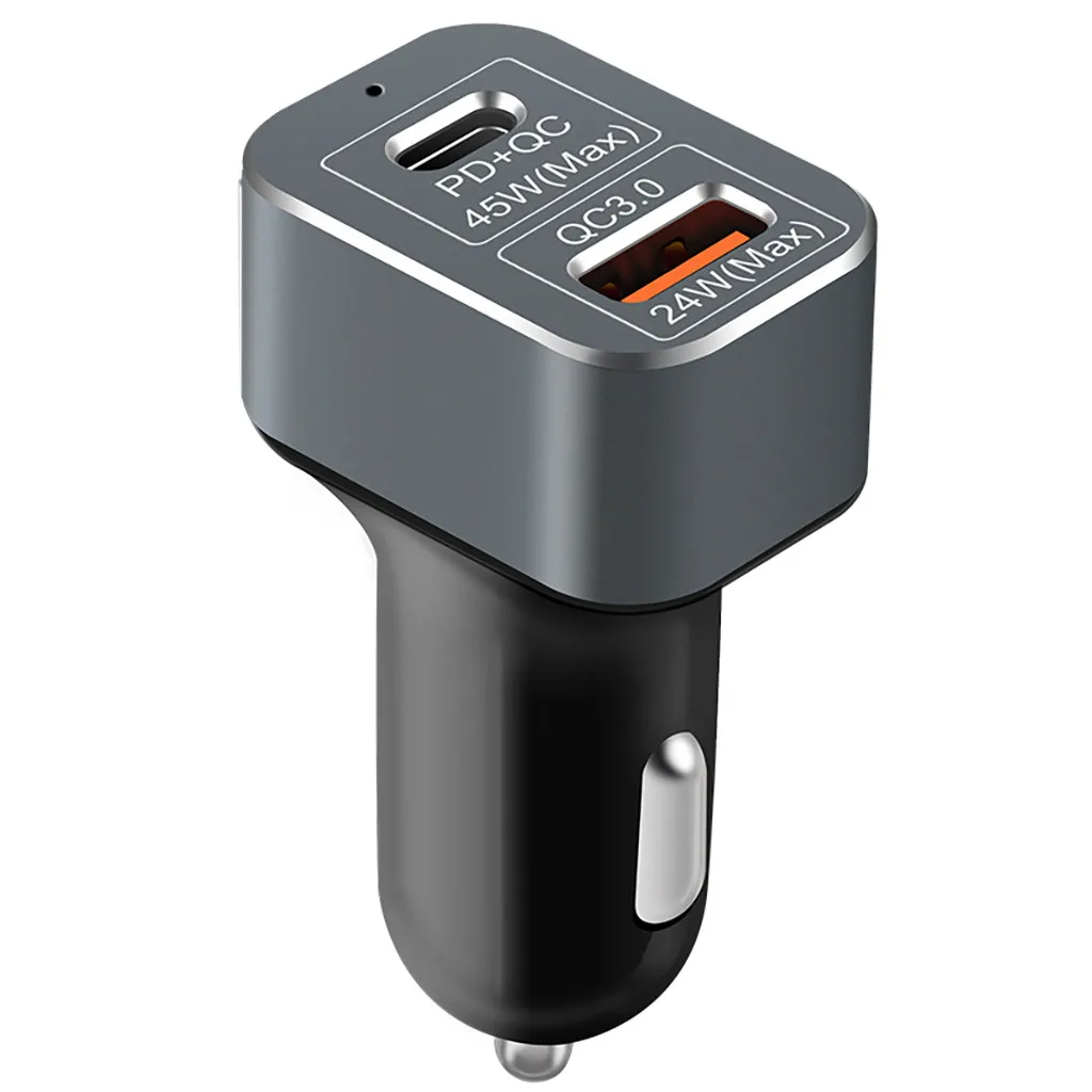 QC3.0 двойной USB порт и разъем универсальное автомобильное зарядное устройство