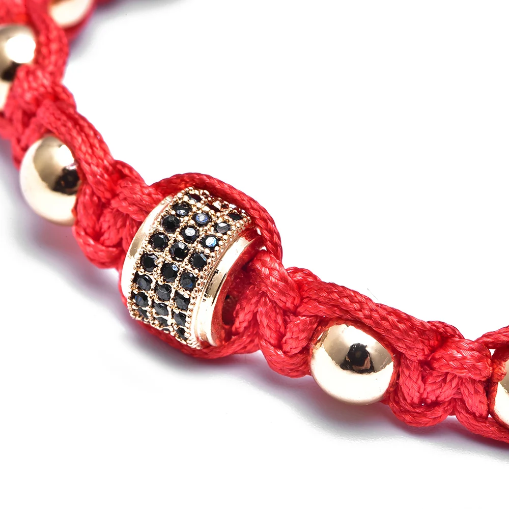 6 мм шаровой браслет высокого качества медный из бисера модный ручной работы для