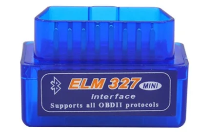 mini elm327 bt blue Лучшее Качество Супер Мини elm327 Bluetooth V2.1 OBDII интерфейс ELM 327 Android Крутящий момент OBD2 сканер автомобильный диагностический инструмент - Цвет: mini elm327 bt blue