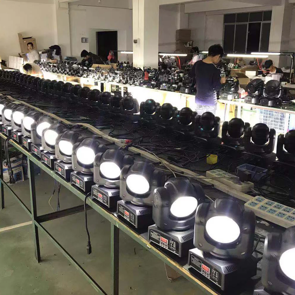 Мини 10 Вт движущийся головной Луч профессиональное сценическое освещение для dj