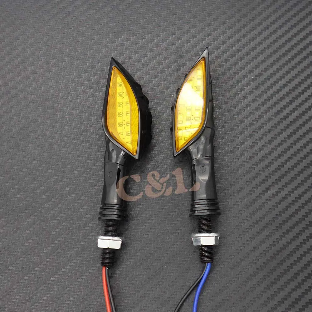 ZORBYZ мотоциклетный череп светодиодный указатель поворота для Honda Yamaha Suzuki Harley|light
