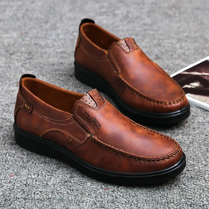 COSIDRAM Men Pu Leather Loafers Shoes Male Breathable Comfortable Casual Soft Slip On Boat Zapatos BRM-089 | Обувь