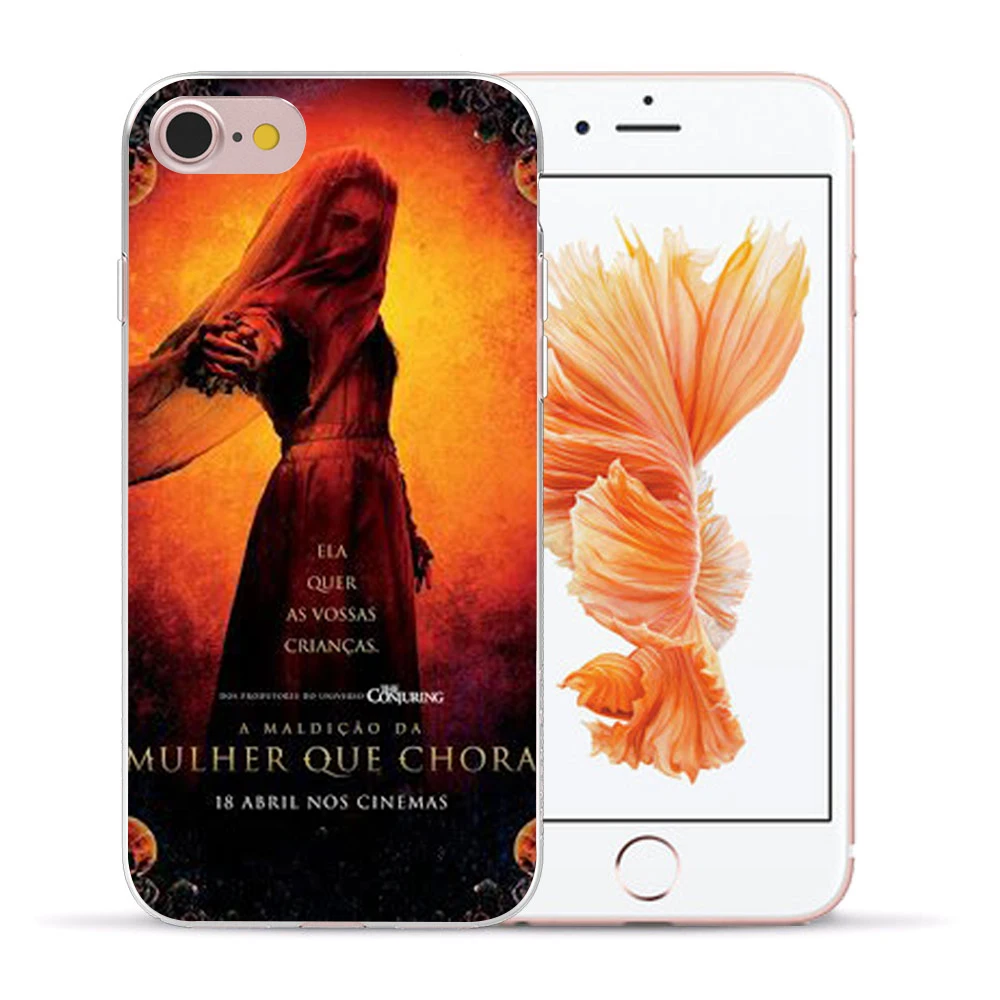 Новый ТВ проклятие Лос Анджелеса Llorona прозрачный tpu крышка чехол Fundas для iphone 6 7 8 plus