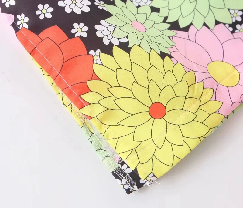 Женское платье миди на бретельках летнее с цветочным принтом v образным вырезом и